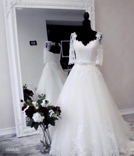 Свадебное платье и фата (фото #1)