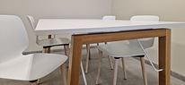 Малоиспользуемый конференц-стол КАО "Стандарт" + 4 стула