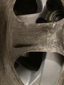 Mazda 17” Оригинальные литые диски (3 фото из 10)