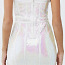 Белое блестящее платье (фото #2)