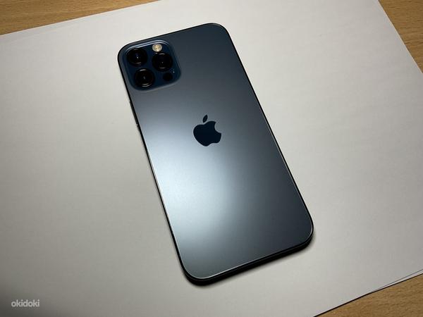 Apple iPhone 12 Pro 128 ГБ Тихоокеанский Синий (фото #1)