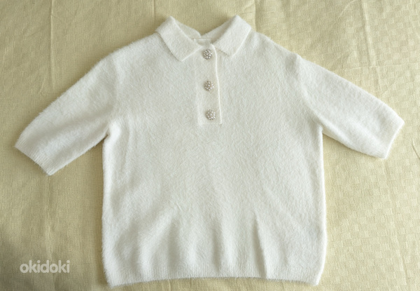 Белый свитер. Новое без бирок (фото #1)