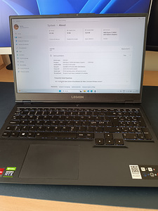 LENOVO LEGION 5 15ACH6H/165Hz/5600H/32GB/ssd 1TB/RTX3060 (1 foto / 5)