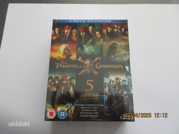 PIRATES OF THE CARIBBEAN коллекция из 5 фильмов [5 x Blu-ray]