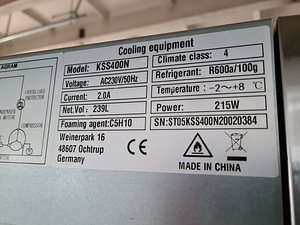 Uus Roostevaba Külmkapp 400L (3 foto / 3)