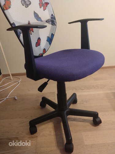 Детское офисное кресло Halmar Spiker, фиолетовый (фото #2)