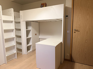 Ikea laste narivoodi koos kirjutuslaua ja kapiga (1 foto / 5)