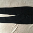 Штаны черные с кожанной вкладкой (фото #2)