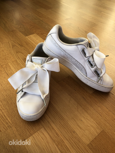 Valged nahast tossud Puma