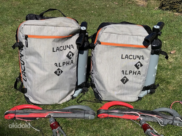 Кайтсерфинг кайты и планка Lacuna Alpha 2023, 7м/10м