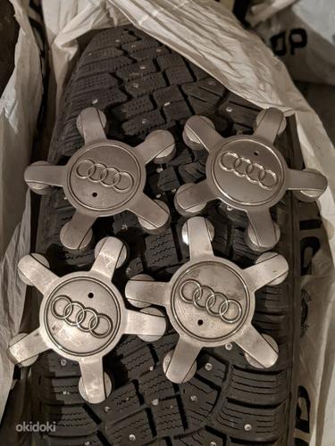 Литые диски + Колпачки Audi + резина Continental, 235/65 R17 (фото #6)