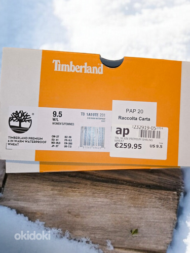 Timberland зимние ботинки, оригинал, как новые (EU 41)
