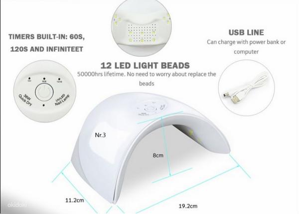 UV LED lambid 36W - uued (foto #4)