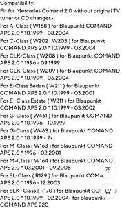 Bluetooth adapter W211, W168, W202, W208, W209, R170, R129 (3 foto / 3)