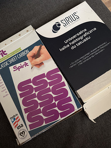 Tattoo stencil transfer paper bundle – Spirit + Sirius (1 foto / 2)