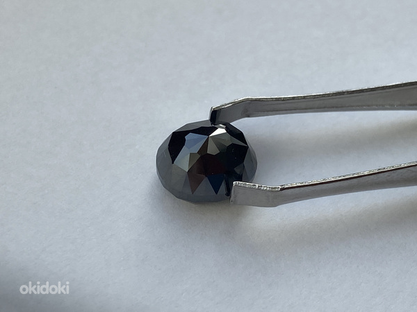 Must teemant 6.23ct 100% õige (foto #8)