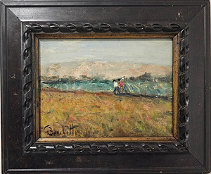 Õlimaal signeeritud G. Bocchetti (1888-1990) Itaalia