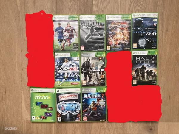 Xbox 360 mängud (Halo, Fifa, Crysis 2, CoD jne) (foto #1)