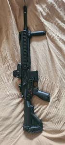 HK416 või M4 salvedega airsoft AEG relv. Väga hea seisukord. (1 foto / 1)