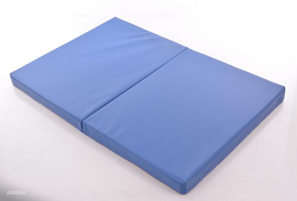 Leather safety mat 80x120cm blue-yellow (foto #4)