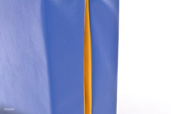 Leather safety mat 80x120cm blue-yellow (foto #8)