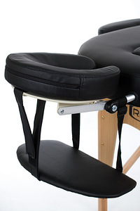 Kokkupandav massaažilaud RESTPRO® VIP OVAL 3 Black (6 foto / 9)