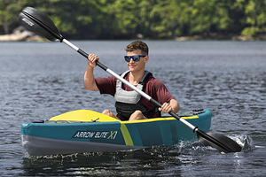 Одноместный надувной каяк Bestway Arrow Elite X1 365x73x30 (2 фото из 9)