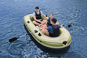 Надувная лодка 3-местная Bestway Voyager X3 Raft, 294x137 (2 фото из 9)