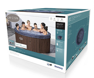 Bestway LAY-Z-SPA Toronto AirJet 6001W bassein-mullivann 5-7 (6 foto / 6)