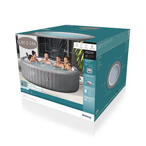 Bestway LAY-Z-SPA Hawaii AirJet 6001J bassein-mullivann 6-8 (10 foto / 10)