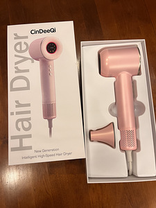 НОВЫЙ розовый фен Intelligent High-Speed Hair Dryer (1 фото из 5)