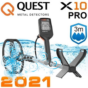 Uued metallidetektorid,magnetid ja tarvikud Quest X10 PRO