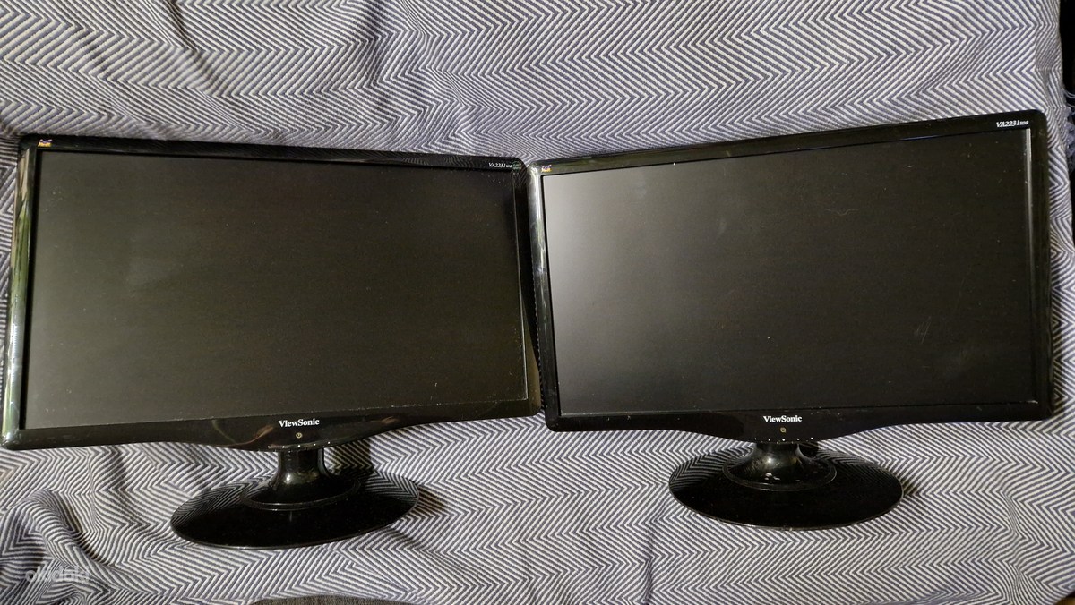 2 МОНИТОРА VIEWSONIC 22 ДЮЙМА VA2231WA FULL HD 1920X1080 - Tallinn ...