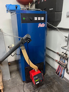 Pelletipõleti, tigu, katel, boiler, buderus logamatic (5 foto / 7)