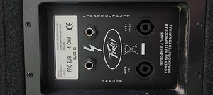 2x Peavey Subwoofer + Proel PRL1400 võimendi (5 foto / 7)