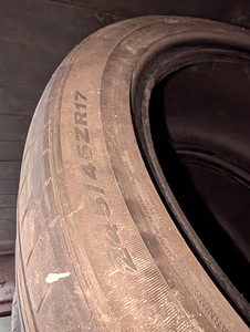 Летние шины 245/45 R17 2-3мм (4 фото из 4)