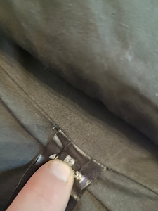 Pööratud nahast nahktagi (3 foto / 4)