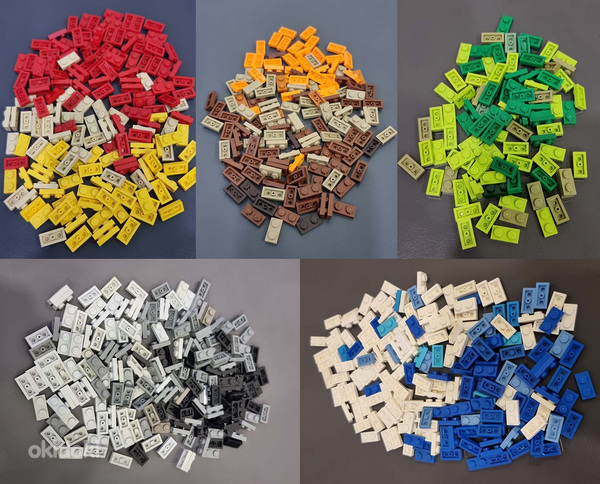 LEGO 2x1 детали