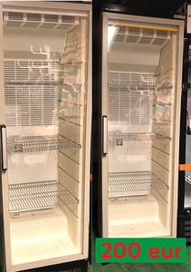 Klaasuksega vitriin külmkapid - 3 tk kasutatud - töökorras (4 foto / 4)