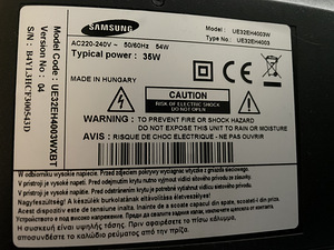 Samsung TV UE32EH4003WXBT (2 foto / 2)