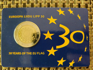 Estonia all 2 euro coins BU 2015-2025 (2 foto / 10)