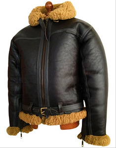 Мужская кожаная куртка B3 RAF Aviator