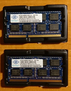 4GB (2 X 2GB), SO-DIMM, DDR3, 1333MHZ, PC3-10600 (1 foto / 1)
