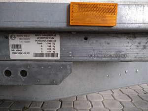 Furgoonhaagis 1700 kg, Respo 1700F352L147-177 (2 foto / 8)