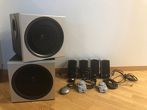 Logitech Z-2300 (2 komplekti) + bluetooth adapter (1 foto / 2)