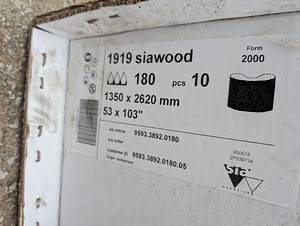 Lihvpaber siawood 1919 P180 lint 1350 x 2620 mm (3 foto / 3)