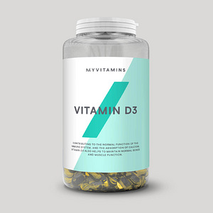 MyProtein vitamiin D3 180tk softgel 12,29€->5,9€ (1 foto / 1)