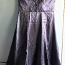 Коктейльное платье серо-сиреневое и тюлем снизу (фото #2)
