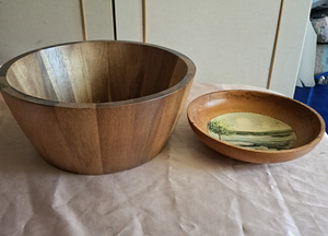 Puidust kauss suur+lusikas (1 foto / 9)