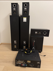 Kõlarid JBL ja Ressiiver harman/kardon 5.1 (3 foto / 5)